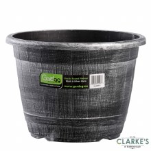 Picture of Gardag Rustic Round Planter 30cm Silver